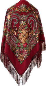 XL - chusta, ludowa, apaszka, góralska, zakopiańska, folk etno, cleo, Slavic headscarf, Russian headcarf, русский платок, украинский платок, Українська хустка, Polish regional scarves,Polnische regionale Schals,    