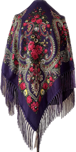 XL - chusta, ludowa, apaszka, góralska, zakopiańska, folk etno, cleo, Slavic headscarf, Russian headcarf, русский платок, украинский платок, Українська хустка, Polish regional scarves,Polnische regionale Schals,
