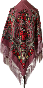XL - chusta, ludowa, apaszka, góralska, zakopiańska, folk etno, cleo, Slavic headscarf, Russian headcarf, русский платок, украинский платок, Українська хустка, Polish regional scarves,Polnische regionale Schals,         