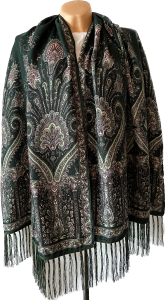 SZAL LUDOWY , apaszka, góralska, zakopiańska, folk etno, cleo, Polish regional scarves,Polnische regionale Schals,Russian headcarf, русский платок, украинский платок, Українська хустка  