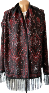 SZAL LUDOWY, apaszka, góralska, zakopiańska, folk etno, cleo, Polish regional scarves,Polnische regionale Schals,Russian headcarf, русский платок, украинский платок, Українська хустка  
