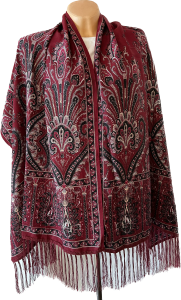 SZAL LUDOWY, apaszka, góralska, zakopiańska, folk etno, cleo, Polish regional scarves,Polnische regionale Schals,Russian headcarf, русский платок, украинский платок, Українська хустка