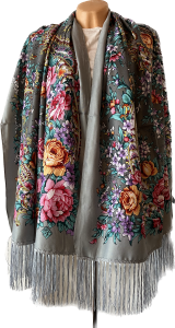 SZAL LUDOWY, apaszka, góralska, zakopiańska, folk etno, cleo, Polish regional scarves,Polnische regionale Schals,Russian headcarf, русский платок, украинский платок, Українська хустка 