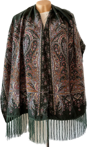 SZAL LUDOWY, apaszka, góralska, zakopiańska, folk etno, cleo, Polish regional scarves,Polnische regionale Schals,Russian headcarf, русский платок, украинский платок, Українська хустка