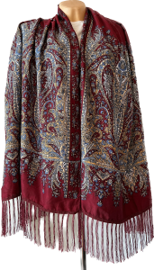 SZAL LUDOWY, apaszka, góralska, zakopiańska, folk etno, cleo, Polish regional scarves,Polnische regionale Schals,Russian headcarf, русский платок, украинский платок, Українська хустка