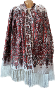 SZAL LUDOWY, apaszka, góralska, zakopiańska, folk etno, cleo, Polish regional scarves,Polnische regionale Schals,Russian headcarf, русский платок, украинский платок, Українська хустка  