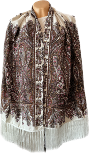 SZAL LUDOWY , apaszka, góralska, zakopiańska, folk etno, cleo, Polish regional scarves,Polnische regionale Schals,Russian headcarf, русский платок, украинский платок, Українська хустка