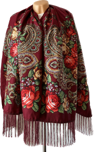 SZAL LUDOWY, apaszka, góralska, zakopiańska, folk etno, cleo, Polish regional scarves,Polnische regionale Schals,Russian headcarf, русский платок, украинский платок, Українська хустка    