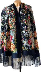 SZAL LUDOWY, apaszka, góralska, zakopiańska, folk etno, cleo, Polish regional scarves,Polnische regionale Schals,Russian headcarf, русский платок, украинский платок, Українська хустка  