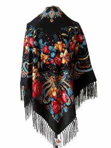 XL - chusta, ludowa, apaszka, góralska, zakopiańska, folk etno, cleo, Slavic headscarf, Russian headcarf, русский платок, украинский платок, Українська хустка, Polish regional scarves,Polnische regionale Schals,        