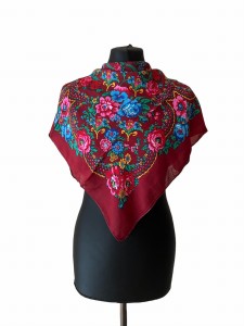 UKR70- chusta,apaszka, góralska, zakopiańska, folk etno, cleo, Slavic headscarf, Russian headcarf, русский платок, украинский платок, Українська хустка, Polish regional scarves,Polnische regionale Schals  