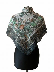 UKR70- chusta,apaszka, góralska, zakopiańska, folk etno, cleo, Slavic headscarf, Russian headcarf, русский платок, украинский платок, Українська хустка, Polish regional scarves,Polnische regionale Schals 