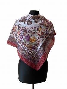 UKR70- chusta,apaszka, góralska, zakopiańska, folk etno, cleo, Slavic headscarf, Russian headcarf, русский платок, украинский платок, Українська хустка, Polish regional scarves,Polnische regionale Schals 