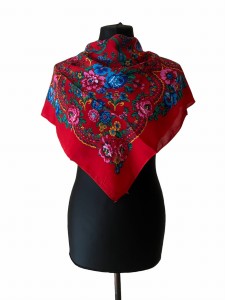 UKR70- chusta,apaszka, góralska, zakopiańska, folk etno, cleo, Slavic headscarf, Russian headcarf, русский платок, украинский платок, Українська хустка, Polish regional scarves,Polnische regionale Schals 