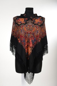 XL - chusta, ludowa, apaszka, góralska, zakopiańska, folk etno, cleo, Slavic headscarf, Russian headcarf, русский платок, украинский платок, Українська хустка, Polish regional scarves,Polnische regionale Schals,