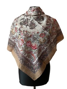 UKR70- chusta,apaszka, góralska, zakopiańska, folk etno, cleo, Slavic headscarf, Russian headcarf, русский платок, украинский платок, Українська хустка, Polish regional scarves,Polnische regionale Schals 