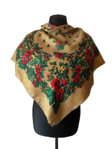 UKR70- chusta,apaszka, góralska, zakopiańska, folk etno, cleo, Slavic headscarf, Russian headcarf, русский платок, украинский платок, Українська хустка, Polish regional scarves,Polnische regionale Schals  