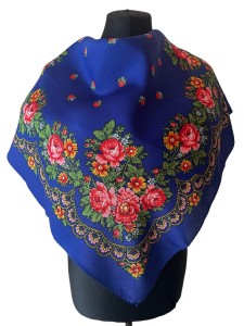 UKR70- chusta,apaszka, góralska, zakopiańska, folk etno, cleo, Slavic headscarf, Russian headcarf, русский платок, украинский платок, Українська хустка, Polish regional scarves,Polnische regionale Schals 