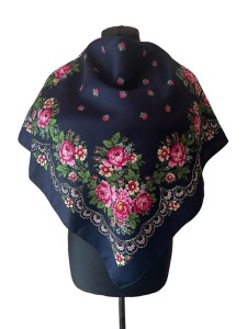 UKR70- chusta,apaszka, góralska, zakopiańska, folk etno, cleo, Slavic headscarf, Russian headcarf, русский платок, украинский платок, Українська хустка, Polish regional scarves,Polnische regionale Schals 