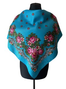 UKR70- chusta,apaszka, góralska, zakopiańska, folk etno, cleo, Slavic headscarf, Russian headcarf, русский платок, украинский платок, Українська хустка, Polish regional scarves,Polnische regionale Schals  