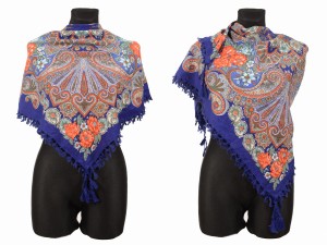 L - chusta, ludowa, apaszka, góralska, zakopiańska, folk etno, cleo, Slavic headscarf, Russian headcarf, русский платок, украинский платок, Українська хустка, Polish regional scarves,Polnische regionale Schals,