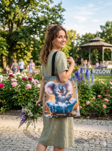 Piękna duża torba na zakupy