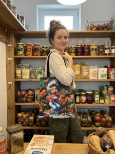 Piękna duża torba na zakupy 