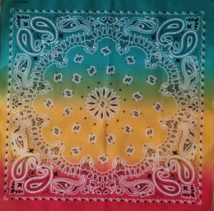 BANDANA BANDANAS BANDAMKA BANDANKA PAISLEY CHUSTA APASZKA SZAL SZALIK CHUSTA - WAKACJE, OBÓZ, PAINTBALL, SURVIVAL, ZIELONA SZKOŁA