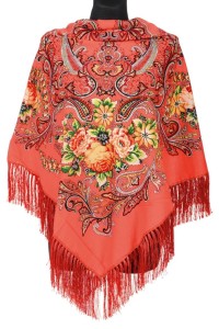 XXL - chusta, ludowa, apaszka, góralska, zakopiańska, folk etno, cleo, Slavic headscarf, Russian headcarf, русский платок, украинский платок, Українська хустка, Polish regional scarves,Polnische regionale Schals,